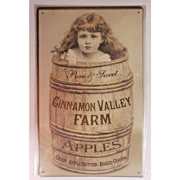 Cinnamon Valley 16 x10 Ohio Wholesale Inc.Rustic Retro Metal Signs 29005 - Picture 1 of 2